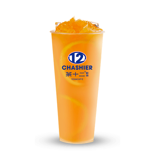 10- Orange Punch Cha Bubble Tea