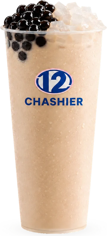 Twice Fun Cha: té negro con leche, tapioca y gelatina de coco. Dos texturas.