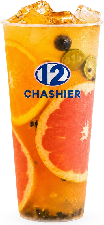 Multifruit Cha: té verde con la fruta fresca de temporada.
