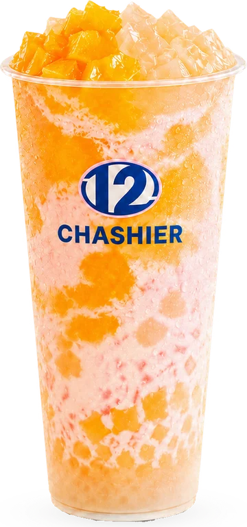 Vaso de Mango Pomelo Sago, bubble tea de Chashier