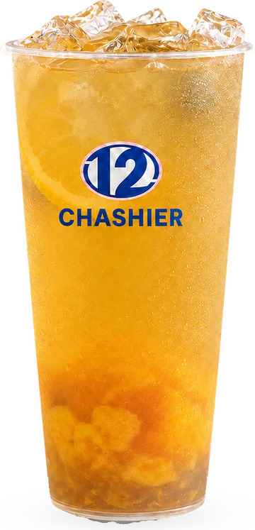 Lemon Melocotón Cha, bubble tea de Chashier.