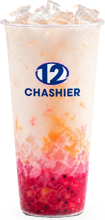 Lucky Melocotón, bubble tea de Chashier.
