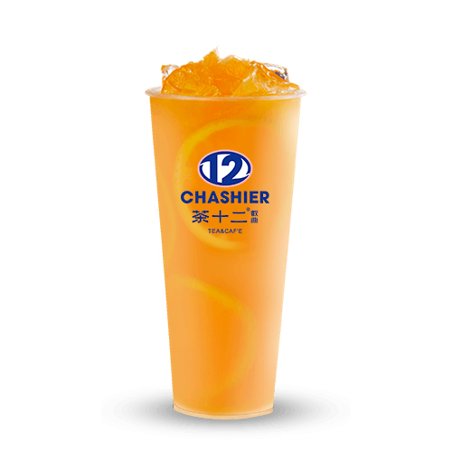 10- Orange Punch Cha Bubble Tea